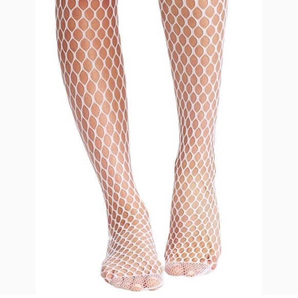 Wolford Madeline Fishnet Tights Size XS - Picture 4 of 7